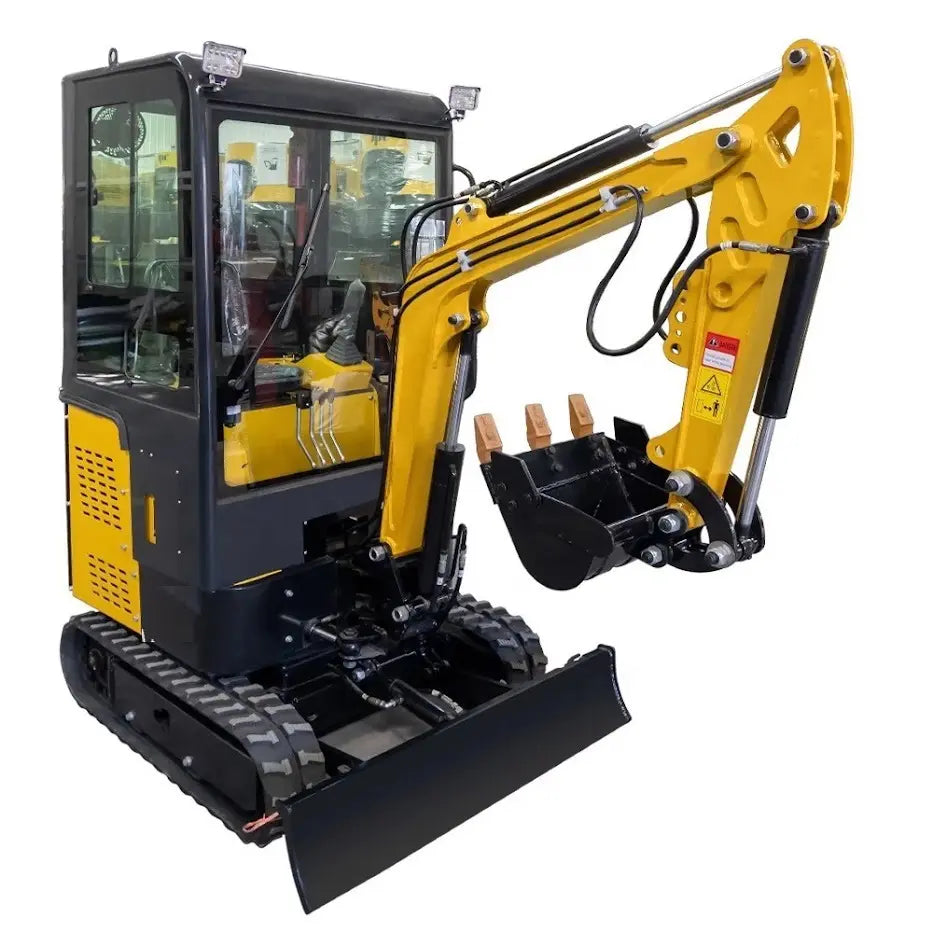 Mini Excavator 1.5 Ton with Kubota engine, Cab (EX15KB-C)