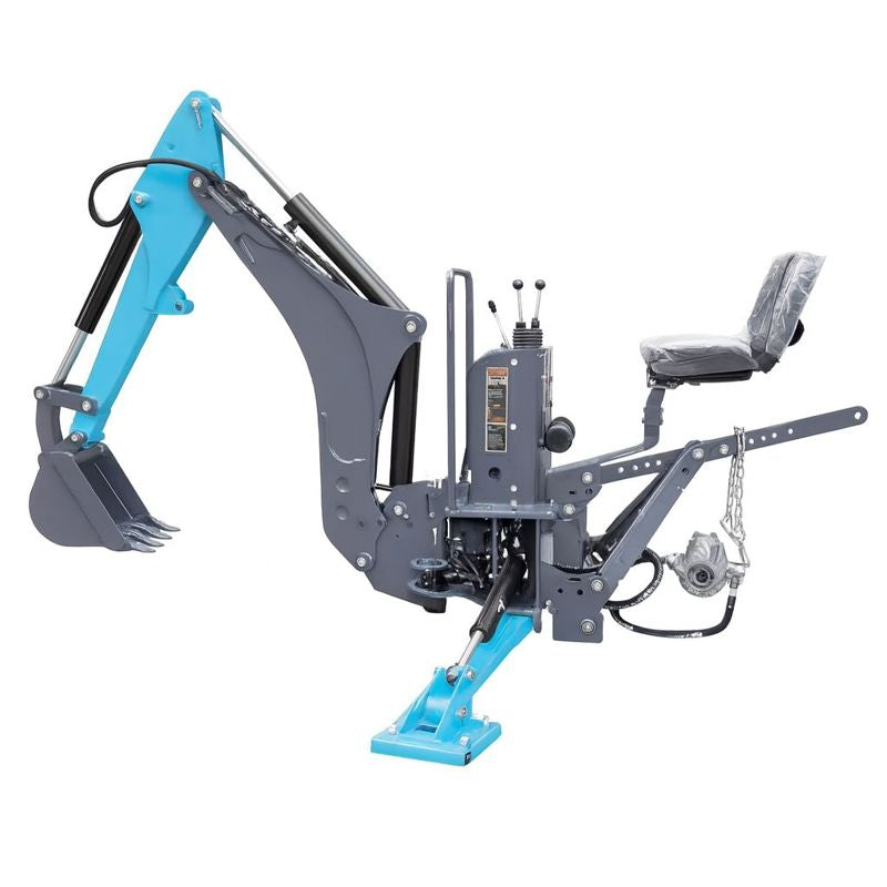 CAEL BH-9FT Swing Backhoe Attachment – 180° Boom Rotation
