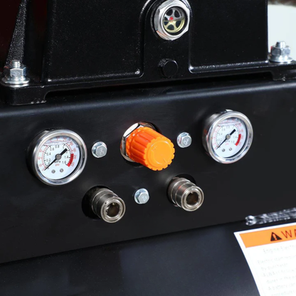 CAEL 320230 - Skid Mount Gas Air Compressor, 2-Stage Belt Drive, 14 HP Engine, Horizontal Tank