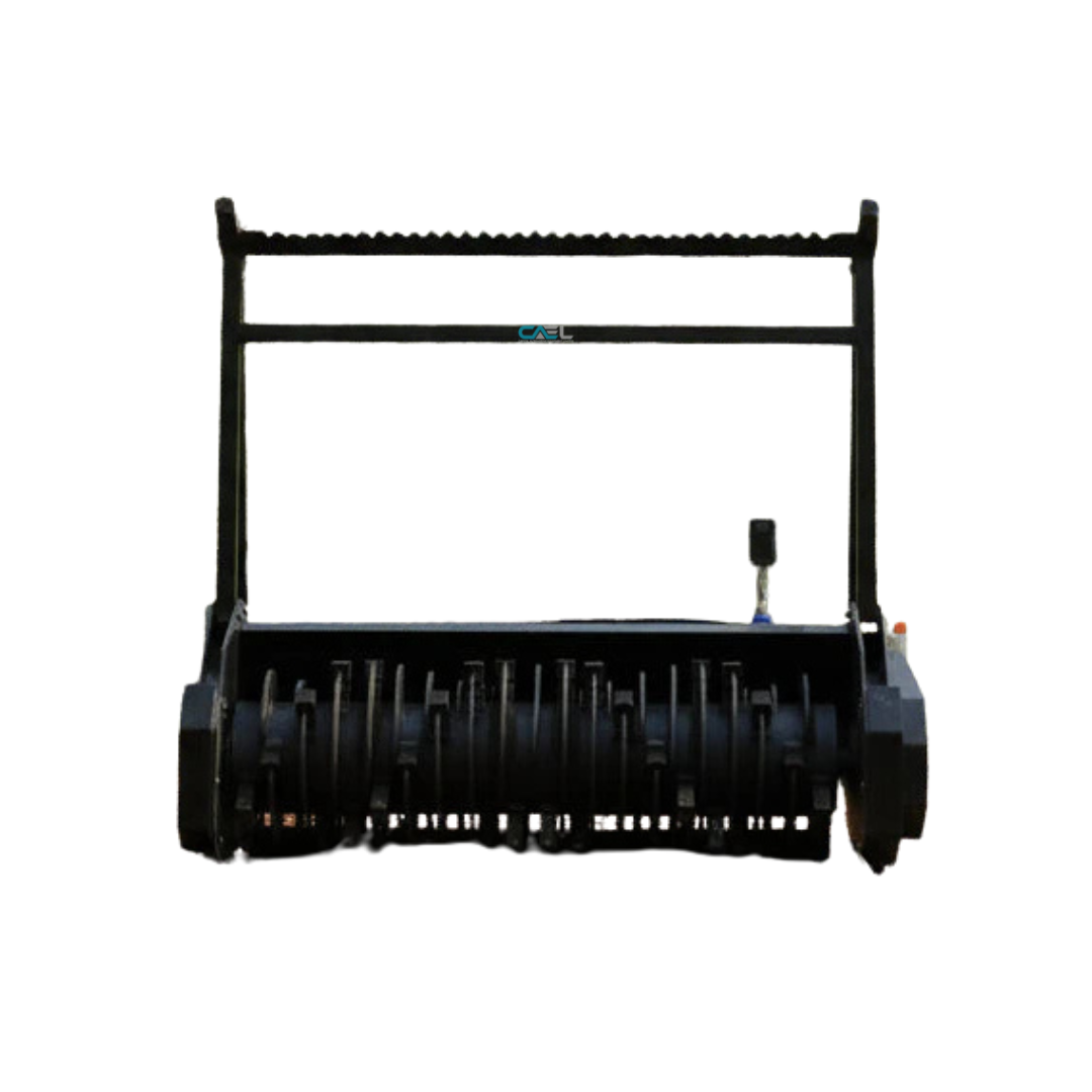 New Skid Steer Drum Cutter Mulcher   – Heavy-Duty Hydraulic Land Clearing Attachment