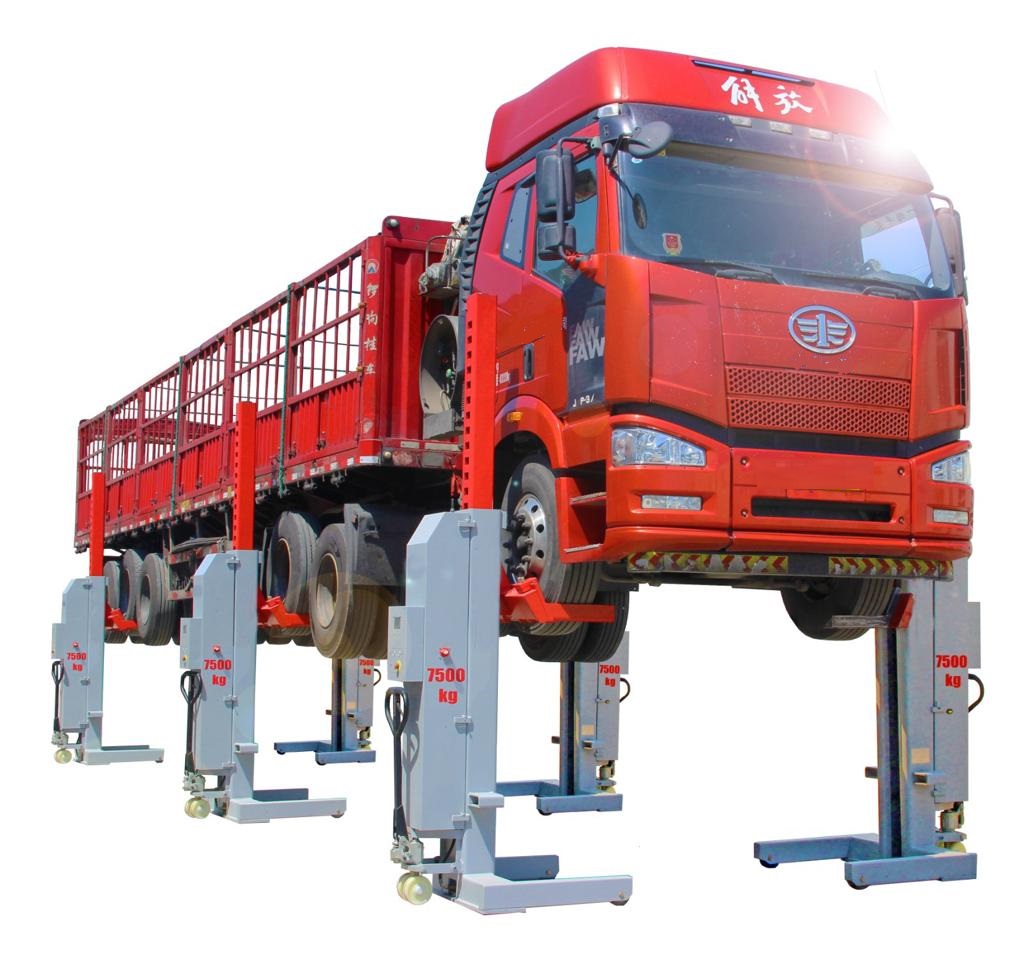 Heavy Duty Wireless Semi Truck Lift 51T (102,000lbs )