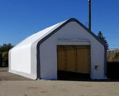 Peak Shape Double Truss 60′ Wide 25′ Height 120′ Length