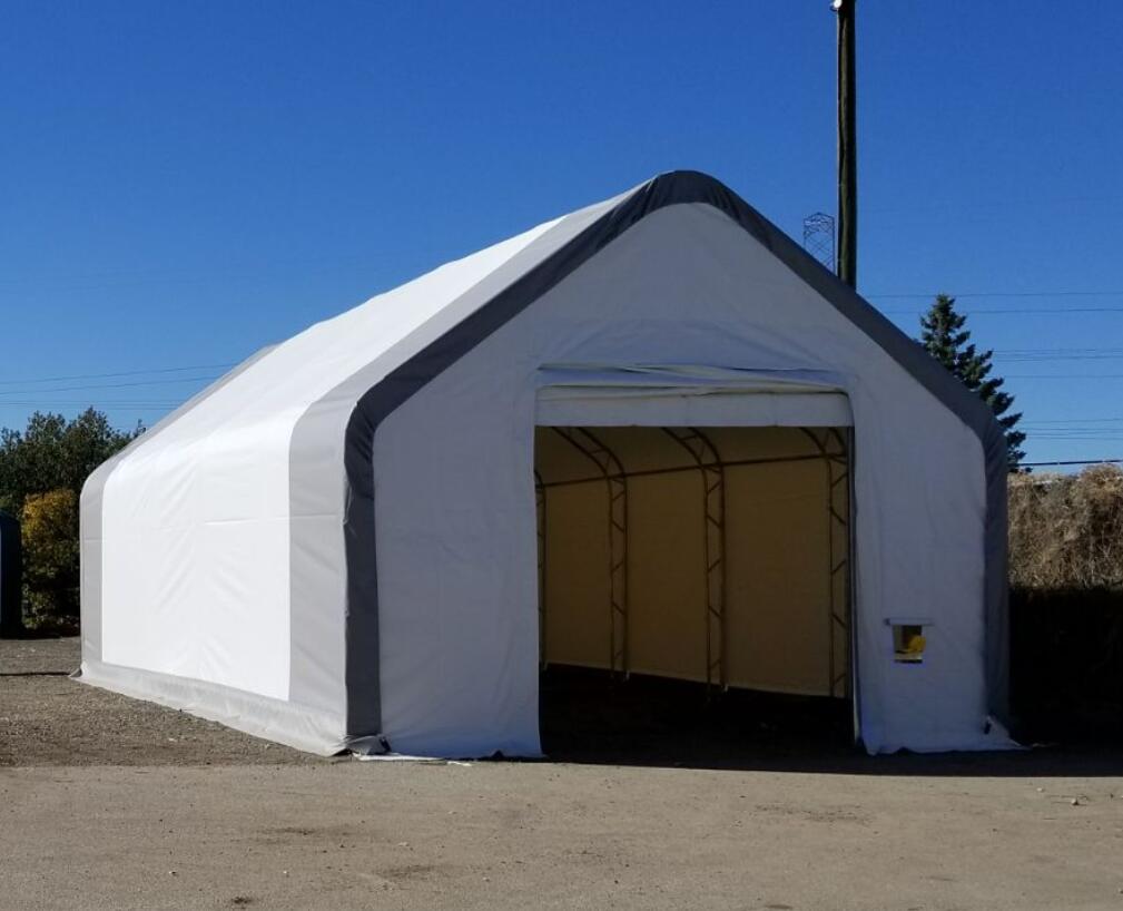 Peak Shape Double Truss 60′ Wide 25′ Height 100′ Length