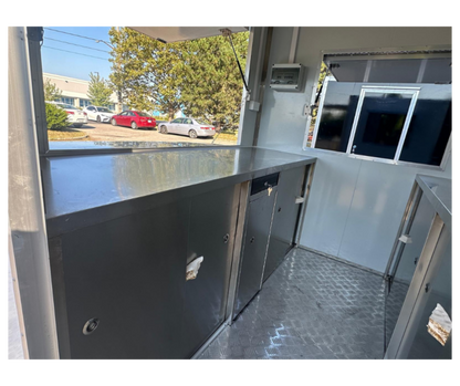 CAEL’s 10′ Square Top Mobile Food Cart – B&W