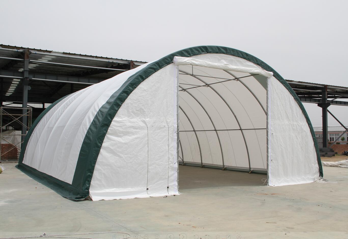 Dome Shape Single Truss 30′ Wide 15′ Height 85′ Length