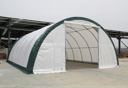 Dome Shape Single Truss 30′ Wide 15′ Height 85′ Length