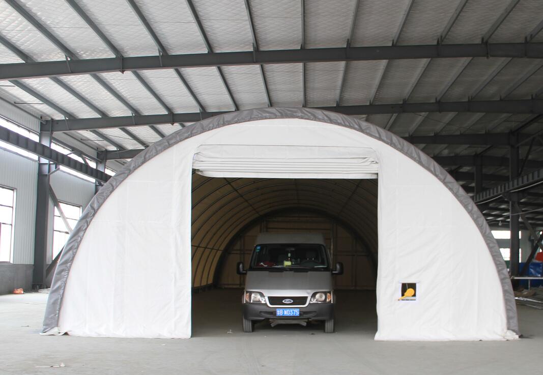 Dome Shape Single Truss 30′ Wide 15′ Height 85′ Length