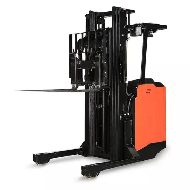 Double Scissor Electric Reach Truck seated or stand on 1.5 T, Height 4.5M