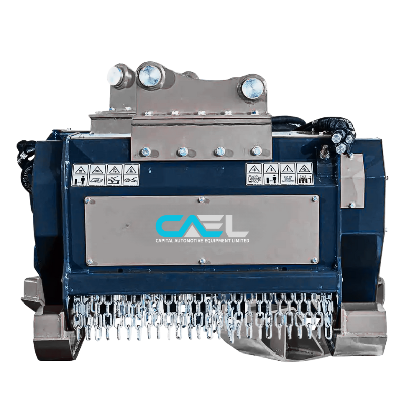 30" Excavator Forestry Brush Mulcher, 6-10 Ton Carrier, 4" Dia. Cutting Capacity, Hydraulic Piston Motor  (CAEL EFM80 )