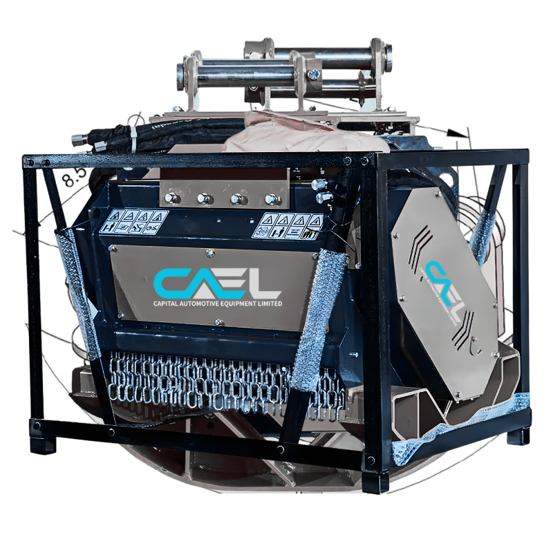 30" Excavator Forestry Brush Mulcher, 6-10 Ton Carrier, 4" Dia. Cutting Capacity, Hydraulic Piston Motor  (CAEL EFM80 )