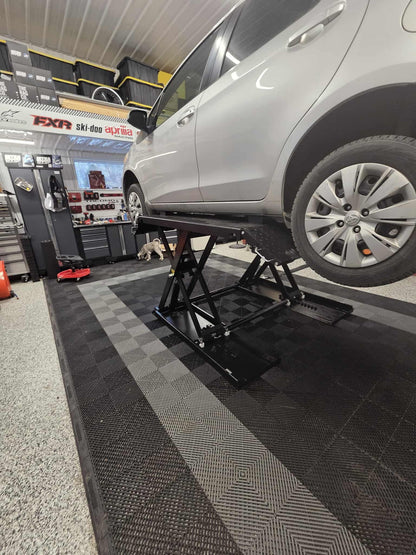 7,716lb Double scissor car lift 3500 Kgs (MRSL77) – Model N
