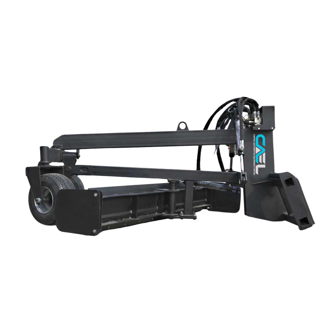 8 FT Skid Steer Hydraulic Land Grader – 25° Angle & 24° Tilt