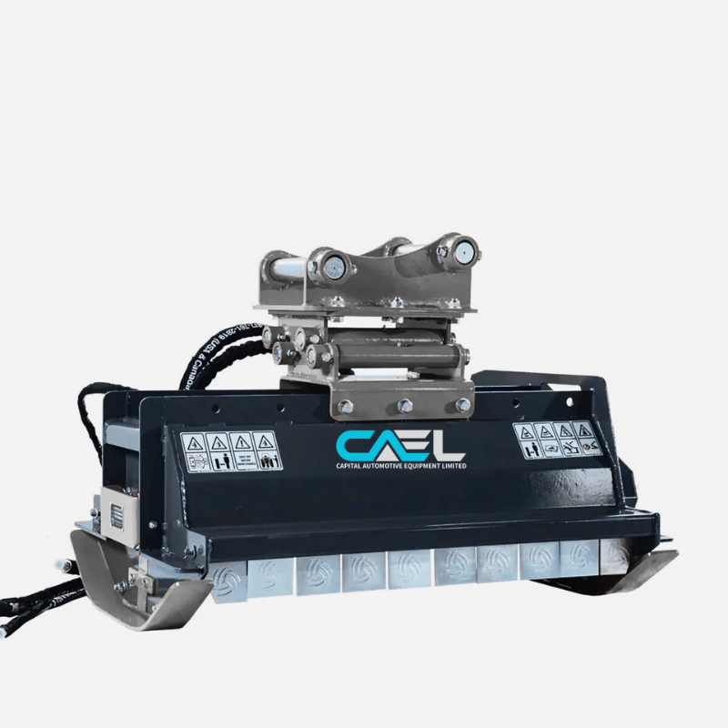 40" Excavator Brush Flail Mower, 6 to 8-ton Carrier, 16-21 GPM  (CAEL-EFM40)