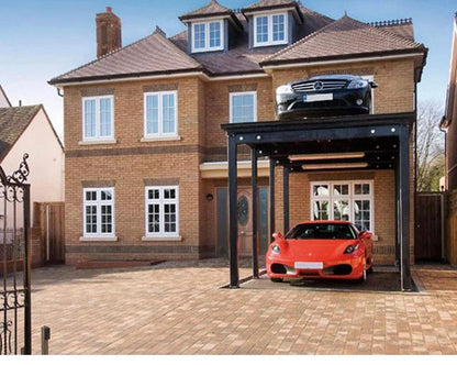Double deck underground home garage parking lift hydraulic car scissor lift (DDSL3T)