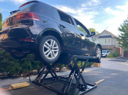 7,716lb Double scissor car lift 3500 Kgs (MRSL77)