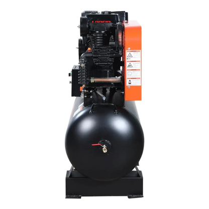CAEL 320230 - Skid Mount Gas Air Compressor, 2-Stage Belt Drive, 14 HP Engine, Horizontal Tank