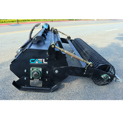 72″ Skid Steer Hydraulic Rotary Tiller Rototiller Attachment – Heavy-Duty Soil Conditioner & Ground Prep
