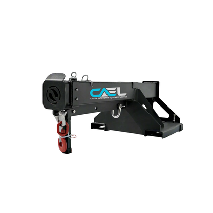 Skid Steer Fork-Mounted Adjustable Jib Boom | 6000 lb Capacity