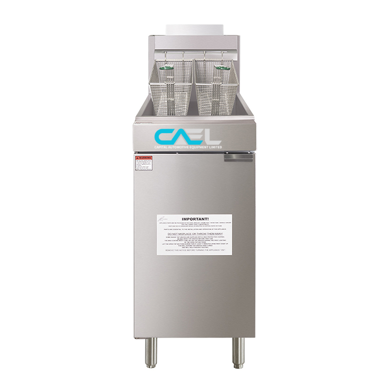 CAEL Commercial 40 Lb Gas Deep Fryer - 90,000 Btu (GF90)