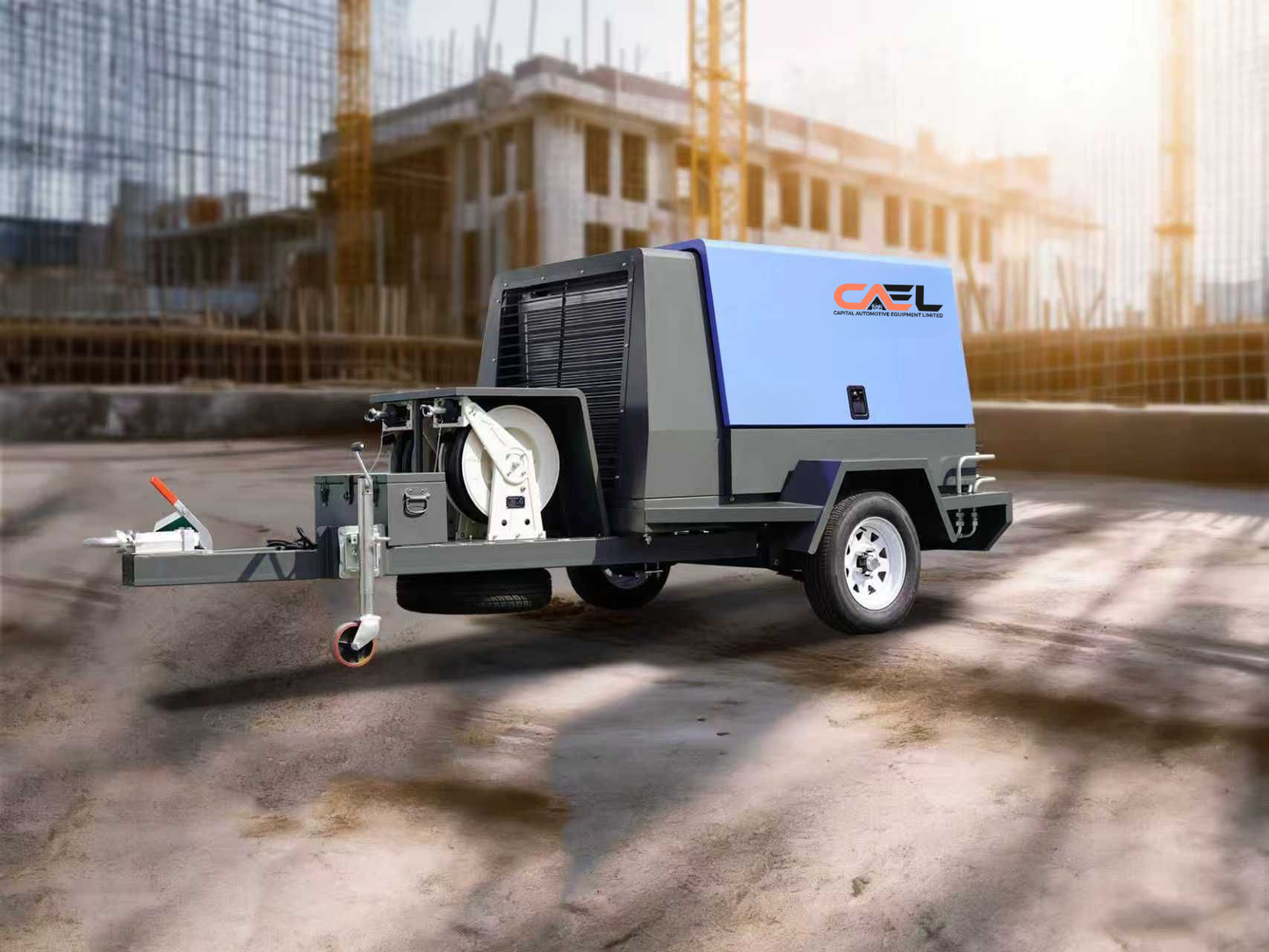 CAEL Mobile Diesel Air Compressor – Powered by Kubota EPA-Certified Engine (CAEL-WGD185)