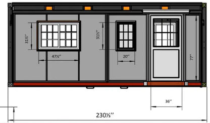 CAEL Mobile Home | Portable House 17x20FT