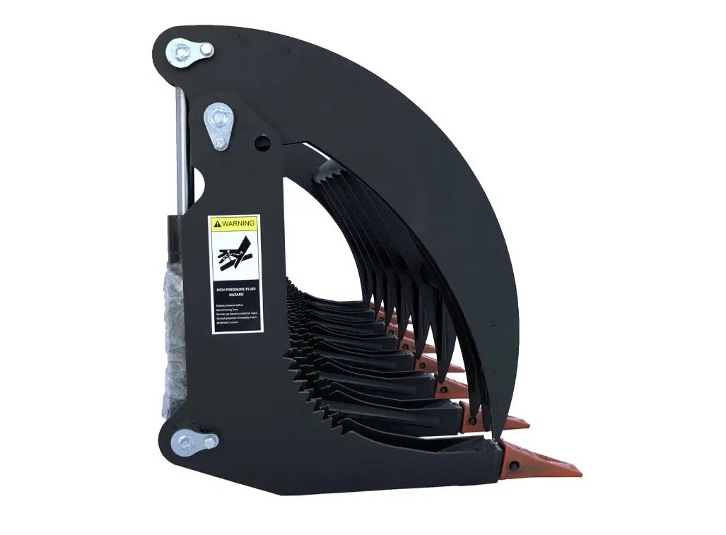 CAEL Skid Steer 78” Heavy Root Grapple Rake