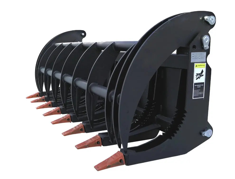 CAEL Skid Steer 78” Heavy Root Grapple Rake