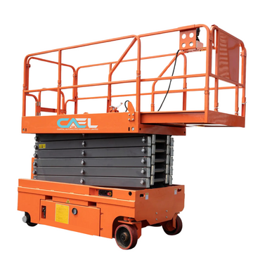 CAEL Self Propelled Scissor Lift- hydraulic electric elevated 12M (39 FT)