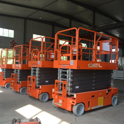 CAEL Self Propelled Scissor Lift- hydraulic electric elevated 12M (39 FT)