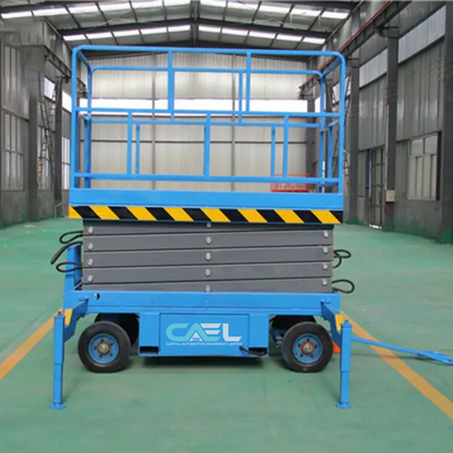 CAEL Self Propelled Scissor Lift- hydraulic electric elevated 4M (13 FT)