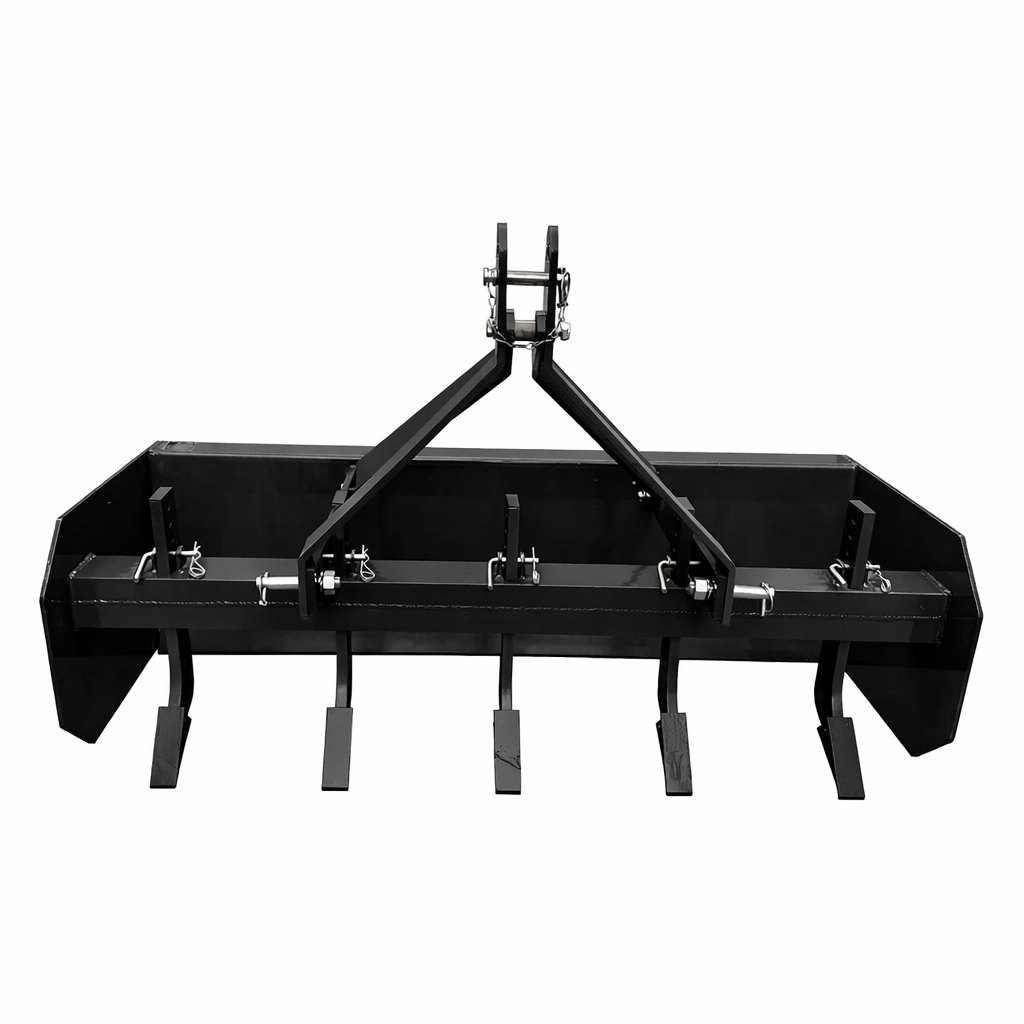 Rear Box Blade for Tractor – 59" Heavy Duty Land Leveler (CAEL RBB-5FT)