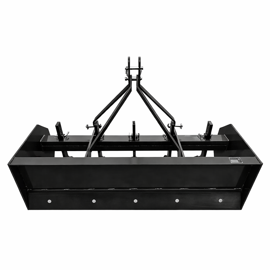 Rear Box Blade for Tractor – 59" Heavy Duty Land Leveler (CAEL RBB-5FT)