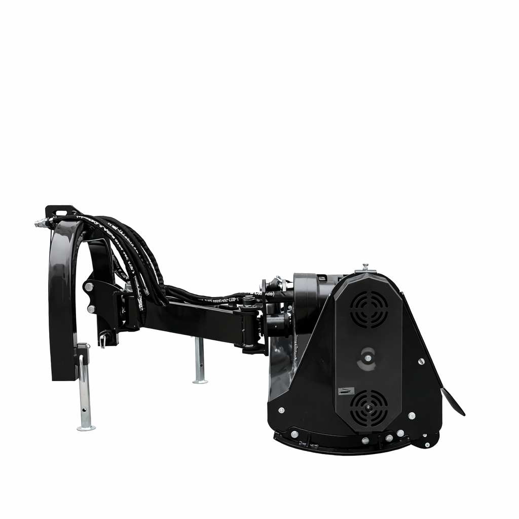 CAEL AGF-180 70" Hydraulic Offset Flail Mower – Heavy Duty PTO Ditch Bank Mower for 70–110 HP Tractors
