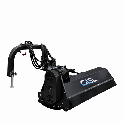 CAEL AGF-200 78" Hydraulic Offset Flail Mower – Heavy Duty PTO Ditch Bank Mower for 80–110 HP Tractors