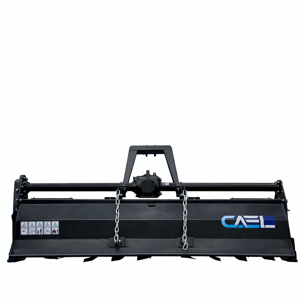 CAEL IGN160 Heavy Duty Rotary Tiller – 61" PTO Tractor Tiller for 42 HP Tractors