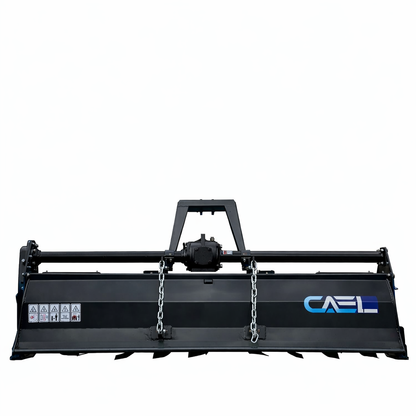CAEL IGN160 Heavy Duty Rotary Tiller – 61" PTO Tractor Tiller for 42 HP Tractors