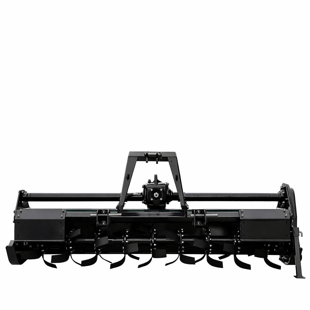 CAEL IGN185 Heavy Duty Rotary Tiller – 71" PTO Tractor Tiller for 54 HP Tractors