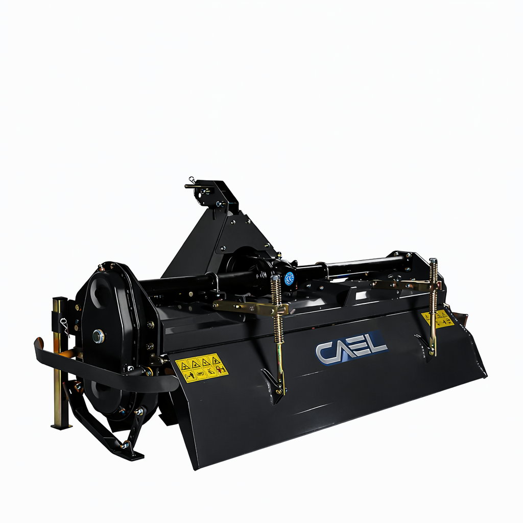 CAEL TL-125 Light Duty Rotary Tiller – 47" PTO Tractor Tiller for 18–22 HP Tractors