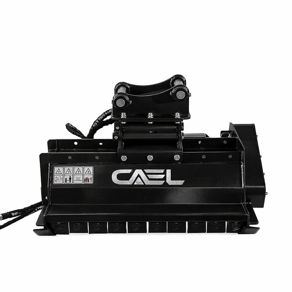 CAEL-EMH100 Excavator Flail Mower – 39.4 Inch Hydraulic Brush Cutter for 5-10 Ton Excavators