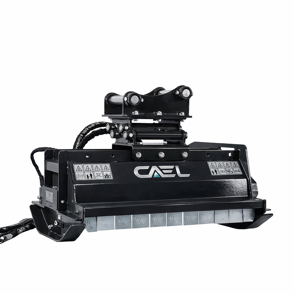 CAEL-EMH100 Excavator Flail Mower – 39.4 Inch Hydraulic Brush Cutter for 5-10 Ton Excavators
