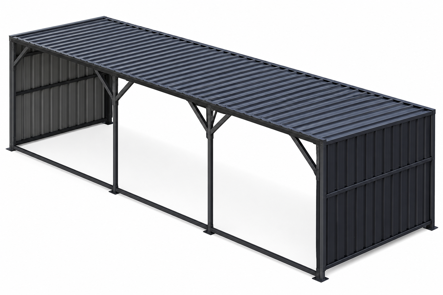 CAEL M1230 Metal Shed -Cover to Ground