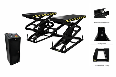 Underground Full Rise Scissor Lift car hoist 7700 LBS (UFRSL77)