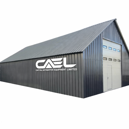 Steel Building Storage / Warehouse with electric overhead door 65′ X 33′ X 23′ (SBW-65)