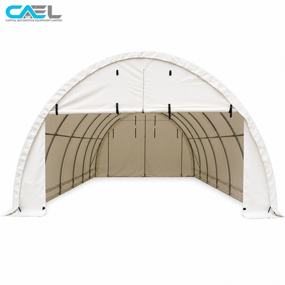 Dome shape single truss 20' wide 20' length 12' height