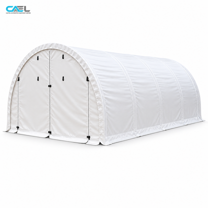 Dome shape single truss 20' wide 60' length 12' height