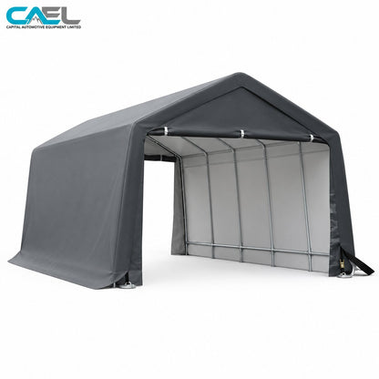 Peak shape single truss 12' wide 20' length 9' height