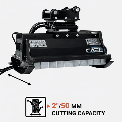 CAEL-EMH80 Excavator Flail Mower – 31.5 Inch Hydraulic Brush Cutter for 5-10 Ton Excavators