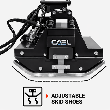 CAEL-EMH100 Excavator Flail Mower – 39.4 Inch Hydraulic Brush Cutter for 5-10 Ton Excavators