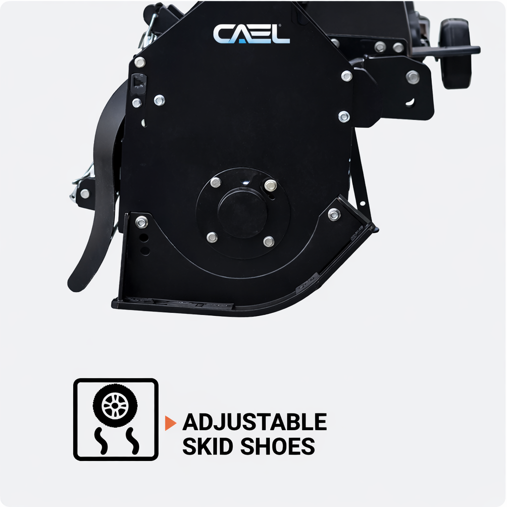 CAEL IGN160 Heavy Duty Rotary Tiller – 61" PTO Tractor Tiller for 42 HP Tractors