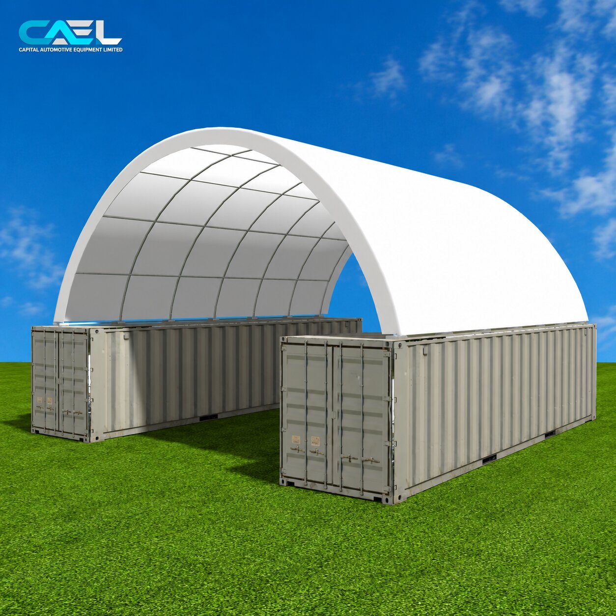 CAEL Container Shelter 40′ wide x 40′ Length